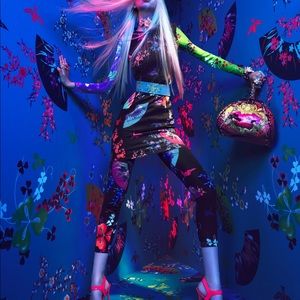 ✖️🔴SOLD🔴✖️ H&M Versace limited collection silk floral stampa dress